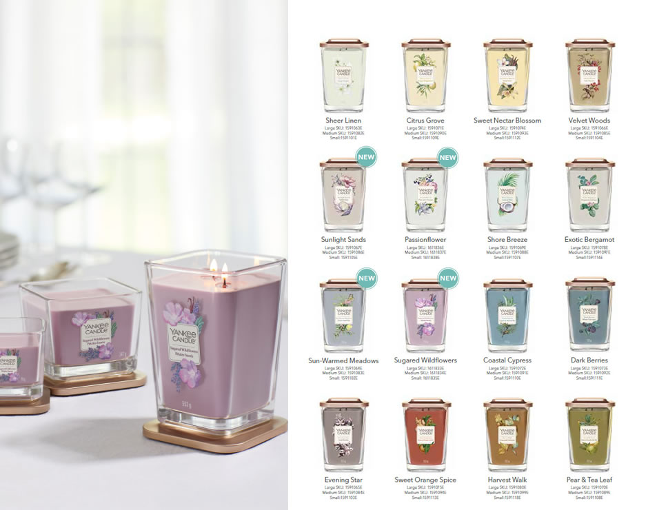 Le eleganti candele Yankee Candle Elevation ti aspettano da New Old, Roma